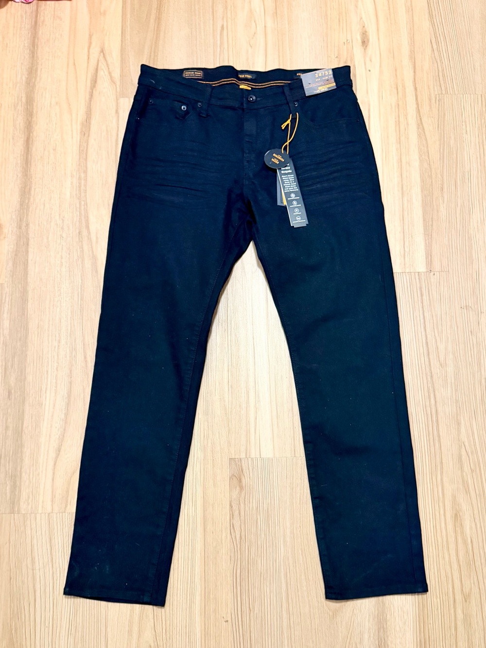 Men's Slim Black Jeans by (unbranded) - Modern Slim Fit